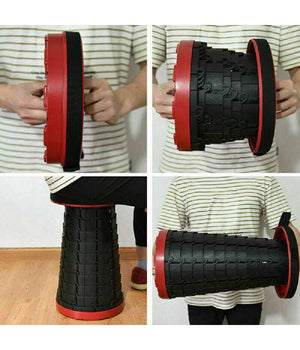 Sgabello Telescopico Pieghevole Sedia Da Pesca Portatile Compatta Sgabello         