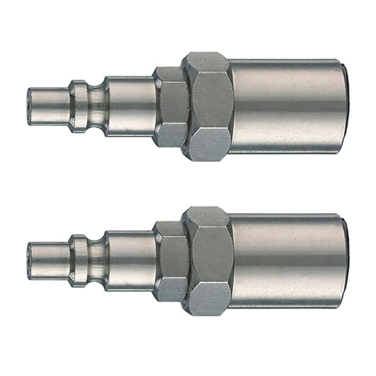 Innesto rapido porta gomma 8x17 confezione 2 pezzi