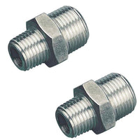 Nipples conico maschio 1/8 x maschio 1/4 confezione 2 pezzi