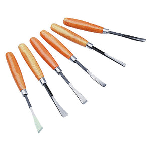 'SGORBIE PER LEGNO serie 6 pezzi'