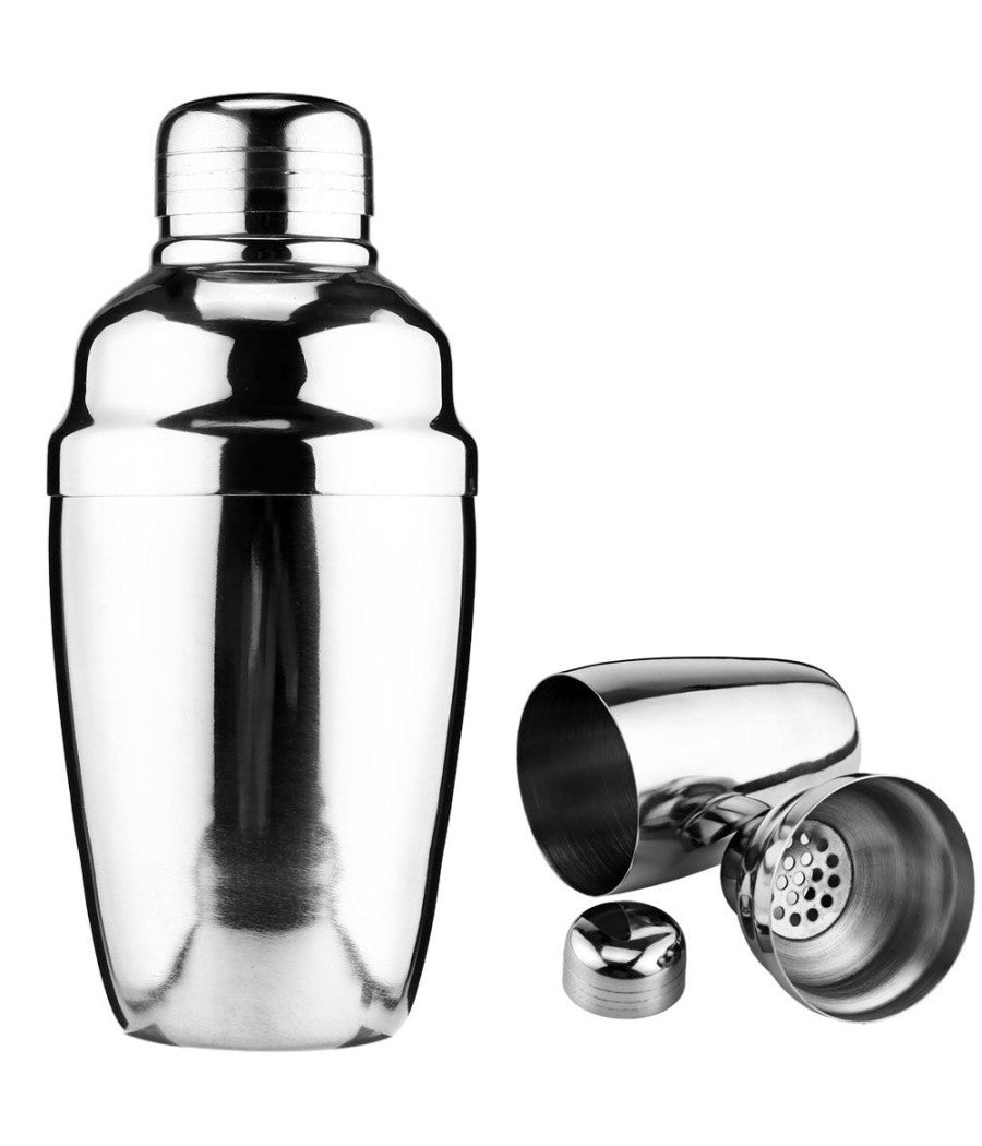 Shaker Da 530 Ml Per Cocktail Barman Bartender Acciaio Inox Bar Martini Saliera         