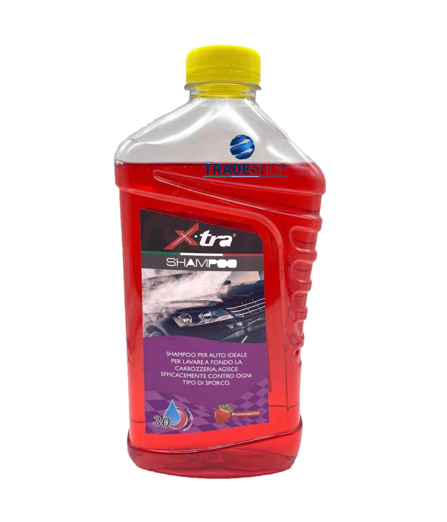 Shampo Per Auto Da 1 Lt Profumato Efficace Contro Ogni Tipo Di Sporco Lavaggio         