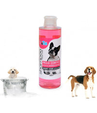 Shampoo Pelo Corto Addolcente 200 Ml Olio Argan Pantenolo Cani Pelo Morbido Toelettatura Made Italy         