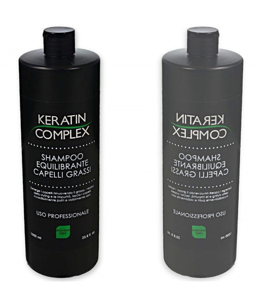 Shampoo Riequilibrante Per Capelli Grassi Professionale 1000ml Senza Parabeni         