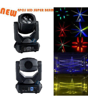 Sharpy Super Beam Led 4x25 100w Come 5r 2r Effetti Multi Fascio Ac Powercon         