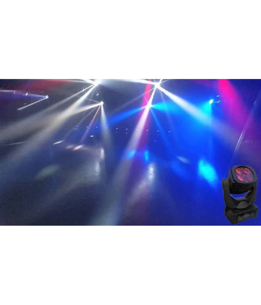 Sharpy Super Beam Led 4x25 100w Come 5r 2r Effetti Multi Fascio Ac Powercon         