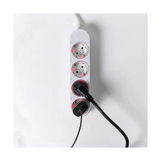 SHELLY POWER STRIP 4 GEN4 WHITE - Ciabatta intelligente con monitoraggio energetico