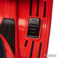 Moto Elettrica Per Bambini Vespa Sidecar Small 6V-Rosso