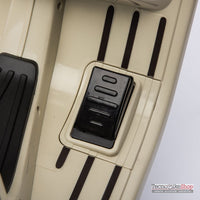 Moto Elettrica Per Bambini Vespa Sidecar Small 6V-Avorio