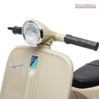 Moto Elettrica Per Bambini Vespa Sidecar Small 6V-Avorio