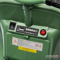 Moto Elettrica Per Bambini Vespa Sidecar Small 6V-Verde