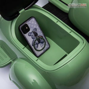 Moto Elettrica Per Bambini Vespa Sidecar Small 6V-Verde