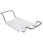 HELP Sedile Vasca Rimovibile e Regolabile 74x32x13cm in Acciaio Inox