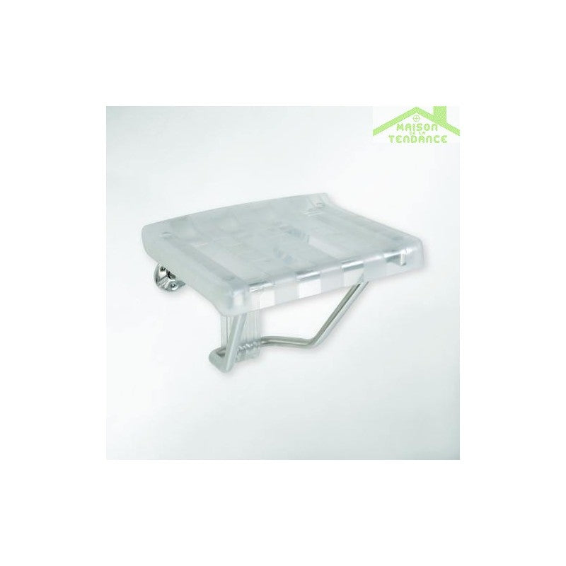 Sedile doccia ribaltabile trasparente HELP 38x33x30cm