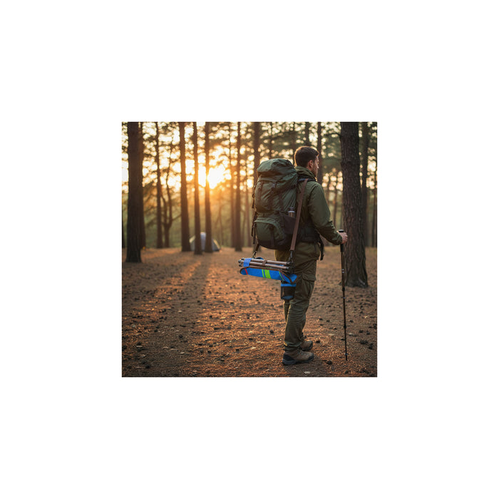 Sedile da campeggio pieghevole a 3 gambe - O'Camp - Dimensioni: 32 x 32 x 38 cm