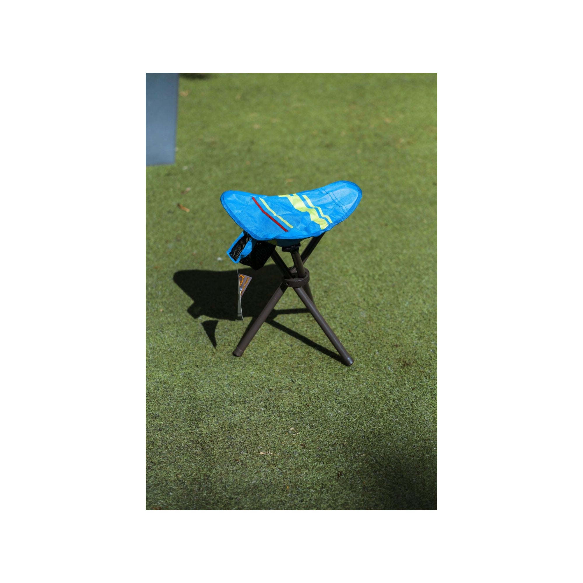 Sedile da campeggio pieghevole a 3 gambe - O'Camp - Dimensioni: 32 x 32 x 38 cm