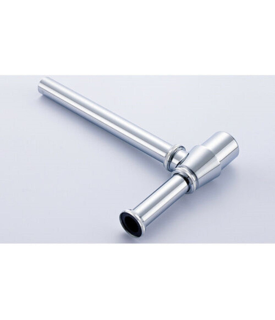 Sifone A Bottiglia Per Lavandino Lavabo Scarico 1" 1/4 Cromato Con Rosone 69373         