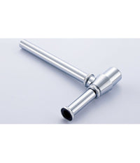 Sifone A Bottiglia Per Lavandino Lavabo Scarico 1" 1/4 Cromato Con Rosone 69373         