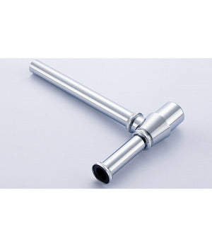 Sifone A Bottiglia Per Lavandino Lavabo Scarico 1" 1/4 Cromato Con Rosone 69373         