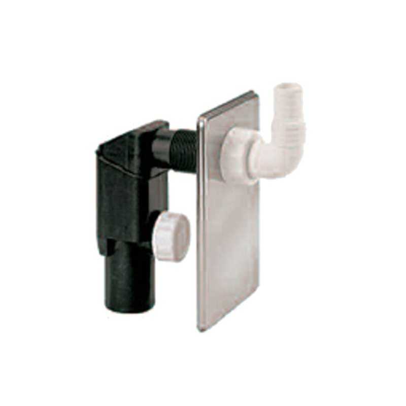 Sifone Lavatrici Incasso 1 Via Piastra Inox