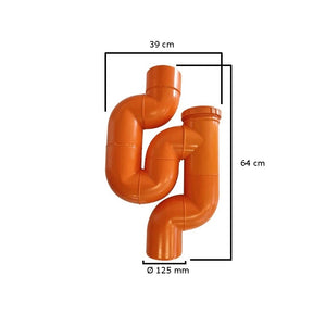 Sifone trapani in pvc : Diametro - 125