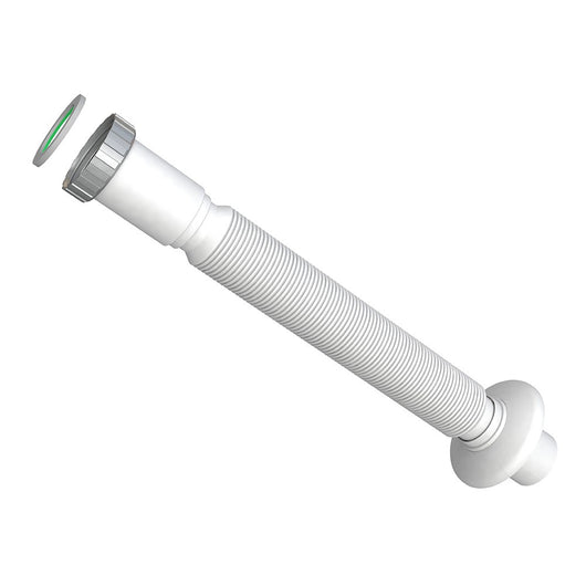 Sifone universale estensibile in plastica con attacco piletta 11/4