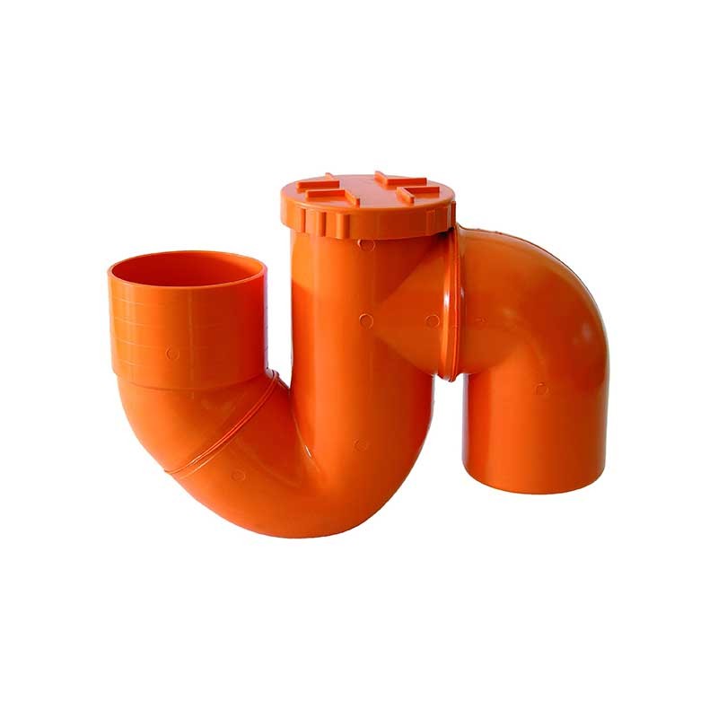 Sifone verticale chiuso in pvc : Diametro - 125