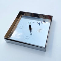 Sigillo 430 x 430 x h 50mm chiusino di acciaio inox leggero da riempimento