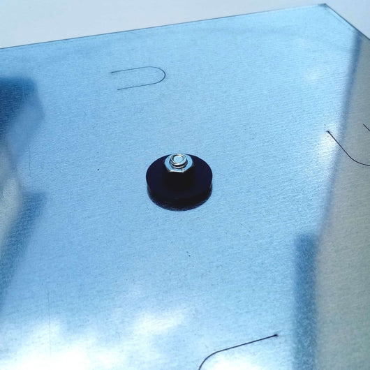 Sigillo 430 x 430 x h 80mm chiusino di lamiera zincata leggero da riempimento