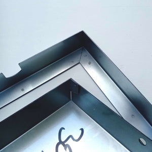 Sigillo 500 x 500 x h 50mm chiusino di lamiera zincata pesante da incasso