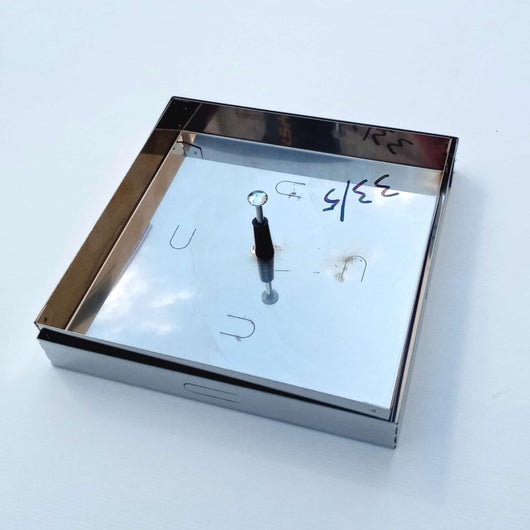 Sigillo 630 x 630 x h 50mm chiusino di acciaio inox leggero da riempimento