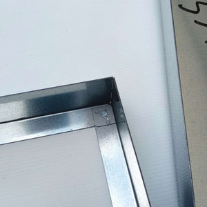 Sigillo 630 x 630 x h 50mm chiusino di lamiera zincata leggero da riempimento