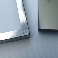 Sigillo 630 x 630 x h 50mm chiusino di lamiera zincata leggero da riempimento