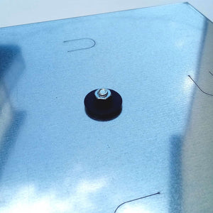 Sigillo 630 x 630 x h 80mm chiusino di lamiera zincata leggero da riempimento