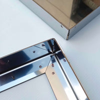 Sigillo 700 x 700 x h 50mm chiusino di acciaio inox pesante da incasso