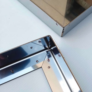 Sigillo 700 x 700 x h 50mm chiusino di acciaio inox pesante da incasso