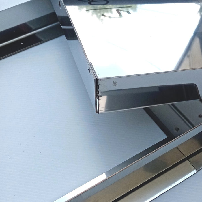 Sigillo 700 x 700 x h 50mm chiusino di acciaio inox pesante da incasso