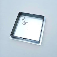 Sigillo 700 x 700 x h 80mm chiusino di lamiera zincata pesante da incasso