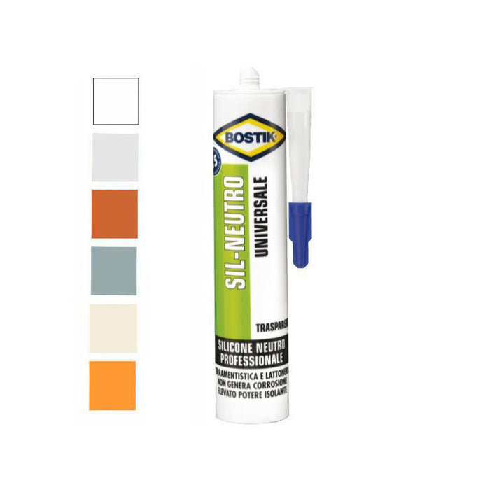 Silicone Neutro Bianco Ml 300 Bostik