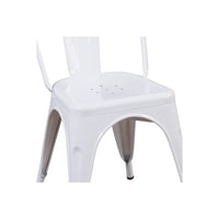 LÚZETE - SILLA JOSEPHINE BLANCA INDUSTRIAL