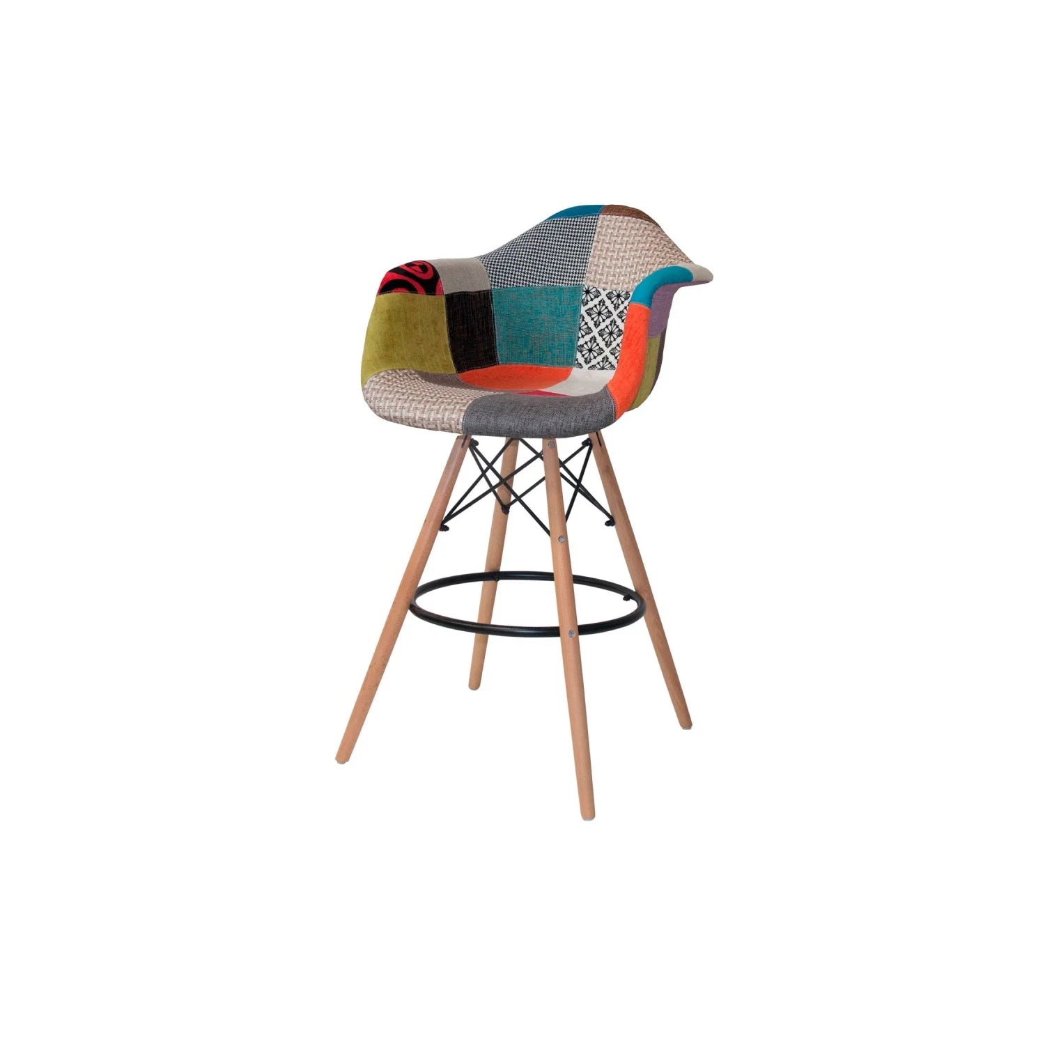 LÚZETE - SILLON TABURETE TOWER PATCHWORK