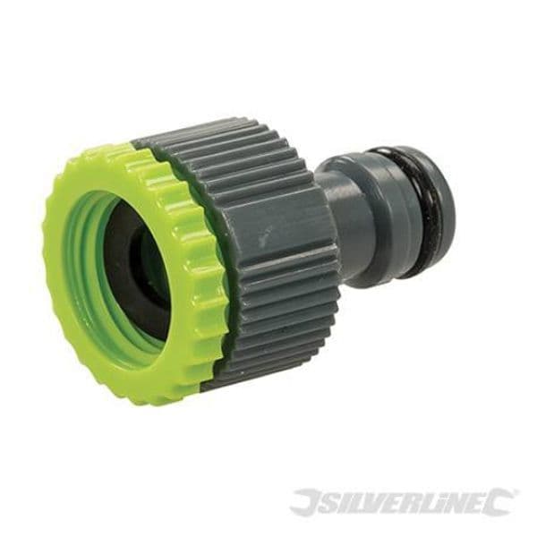 Connettori rubinetti 1/2" e 3/4" maschio guarnizioni antigelo e lunga durata silverline
