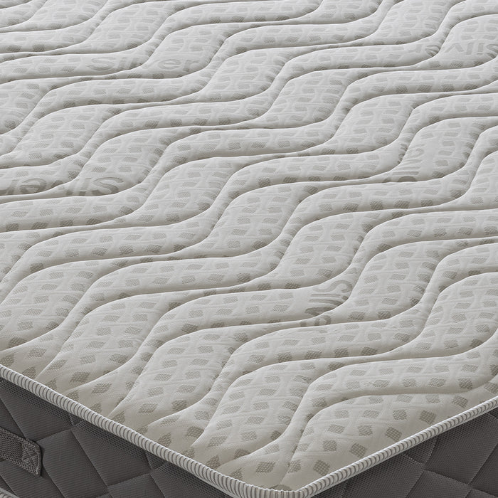 Materasso Matrimoniale 180x200 in Memory Foam  11 zone di comfort  Rivestimento Silver Safe
