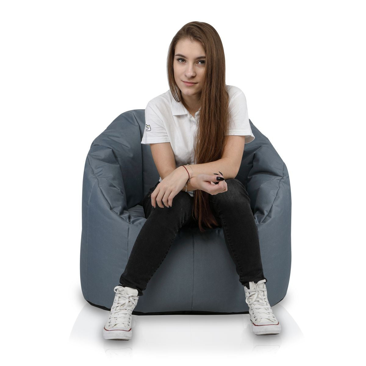 Simone Pouf Poltrona Sacco in Poliestere per Esterno e Interno