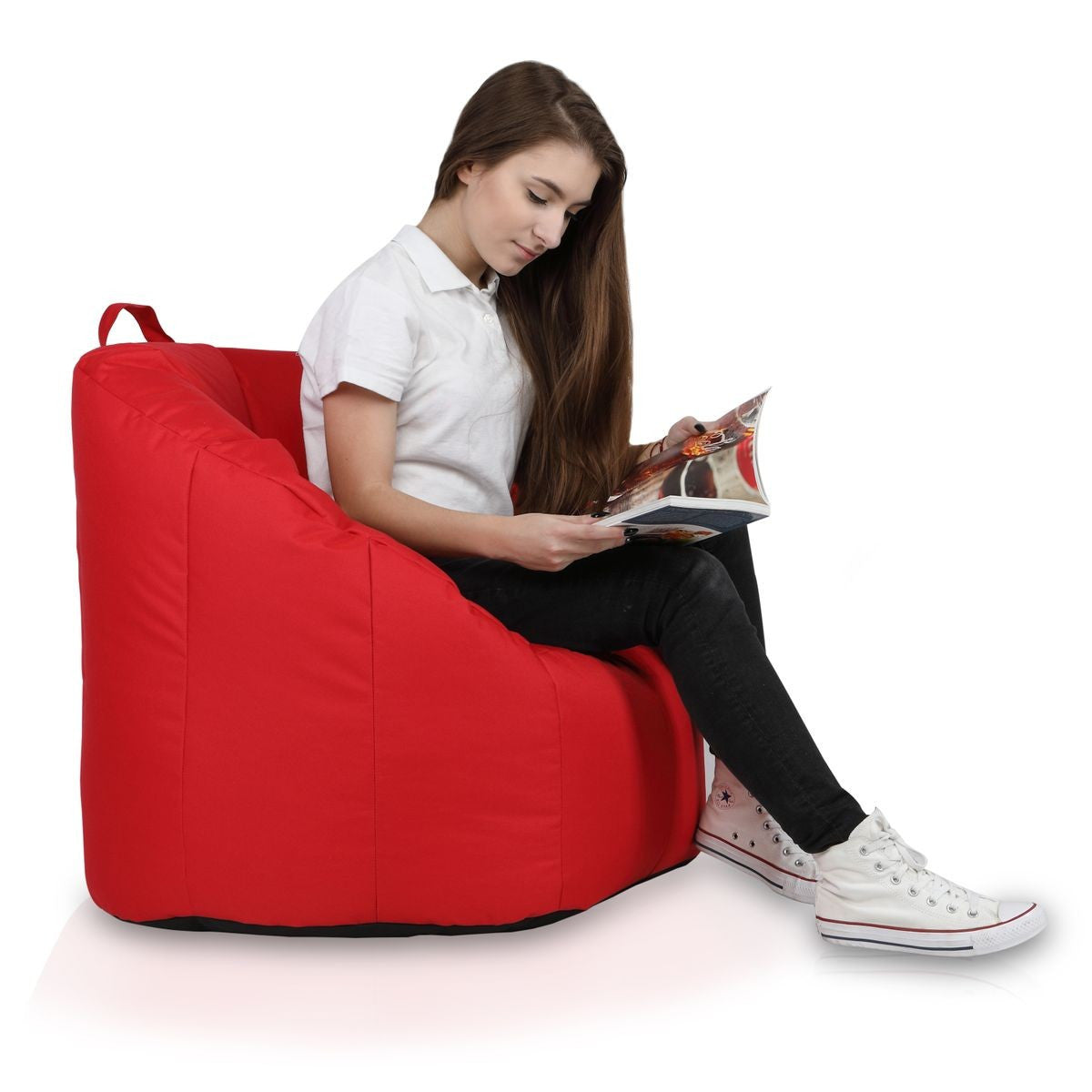 Simone Pouf Poltrona Sacco in Poliestere per Esterno e Interno