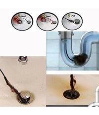 Sink Snake Filo Fili Stura Lavandino Pulisci Tubi Cavo Tubo Stura Bagno Cucina         