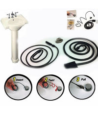 Sink Snake Filo Fili Stura Lavandino Pulisci Tubi Cavo Tubo Stura Bagno Cucina         