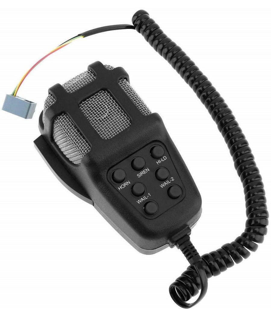 Sirena Centralina 7 Canali 100w Waterproof Allarme Microfono Megafono Auto 12v         