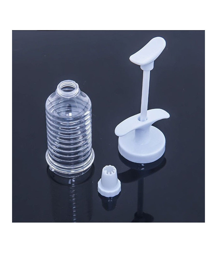 Siringa Per Dolci 18cm In Plastica Da Pasticciere Con 8 Beccucci Ergonomica         