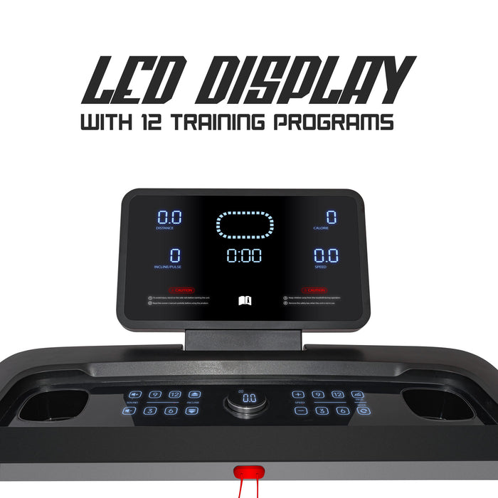 Sirio 3000 - Tapis roulant elettrico pieghevole con inclinazione automatica e cardiofrequenzimetro